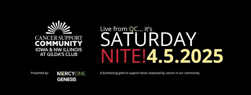 Live from QC... It's Saturday Nite! Presented by MercyOne Genesis