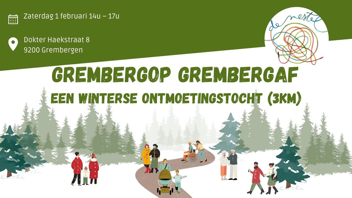 GREMBERGOP GREMBERGAF een winterse ontmoetingstocht (3km)