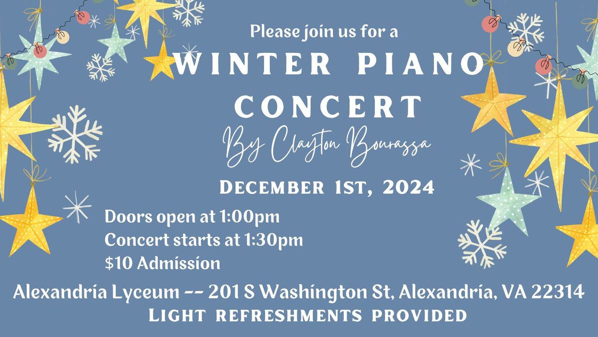 Winter Piano Concert