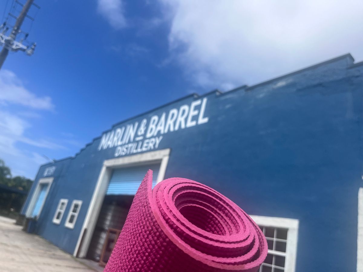 Hot Yoga and a Refreshing Beverage-Marlin and Barrel Distillery