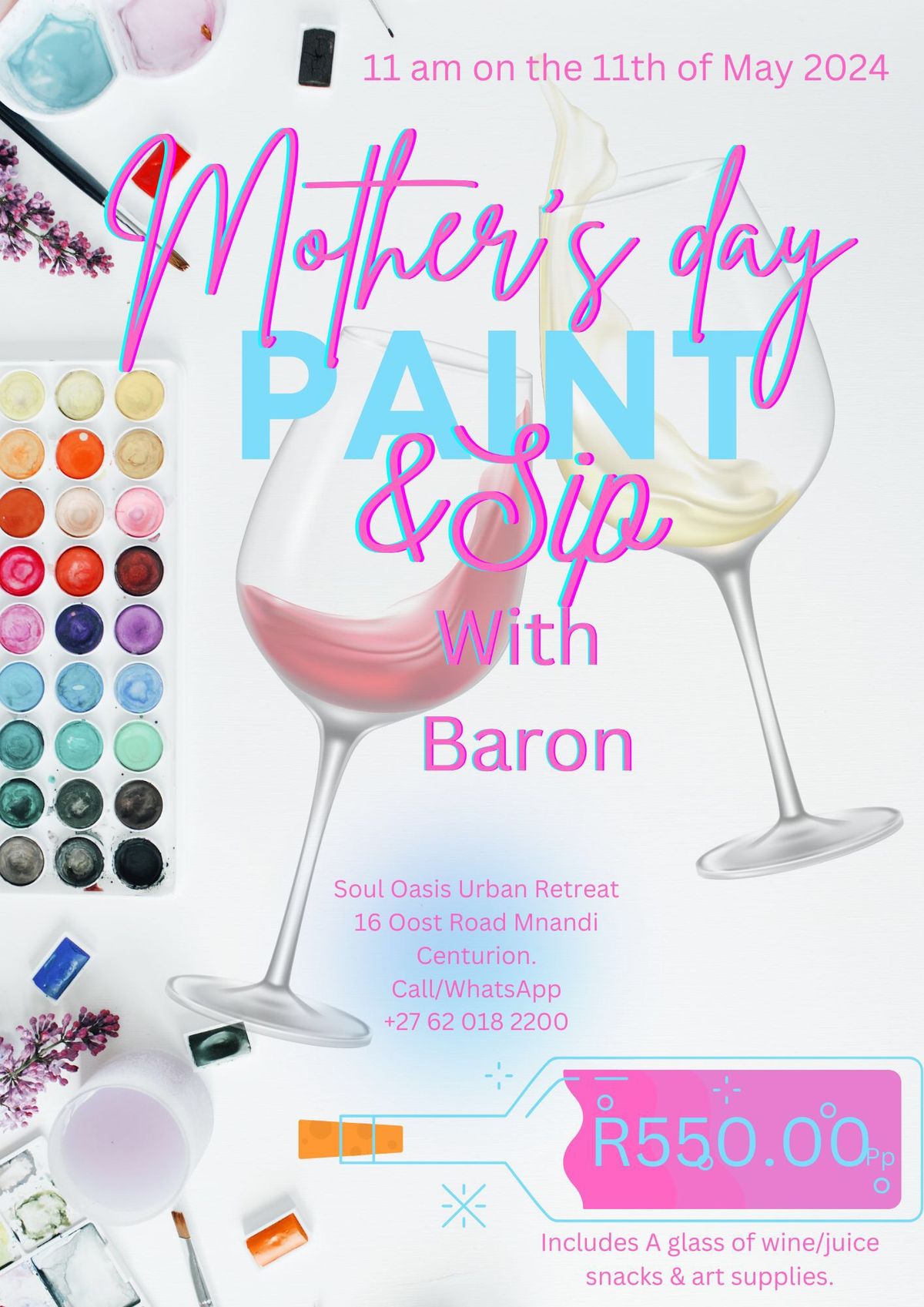 Mother's Day Paint and Sip Session