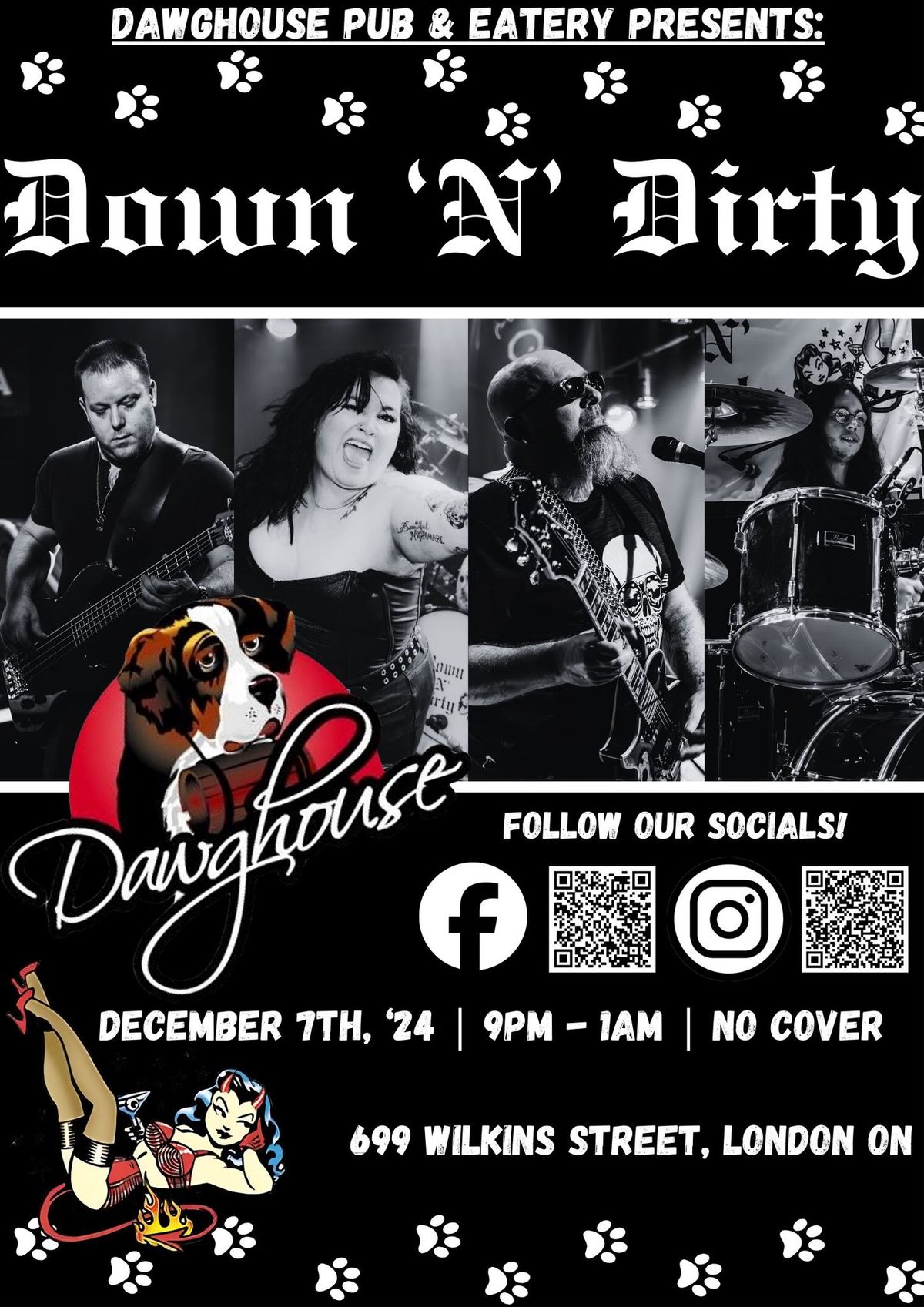 Down \u2018N\u2019 Dirty Pre NYE Bash At The Dawghouse