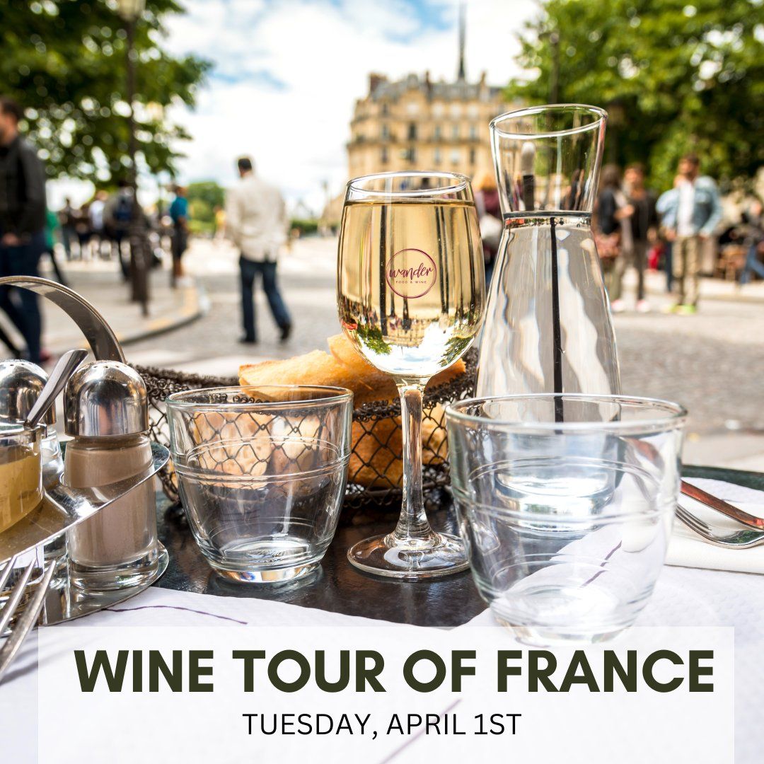 Wine Tour of France - Tasting & Class