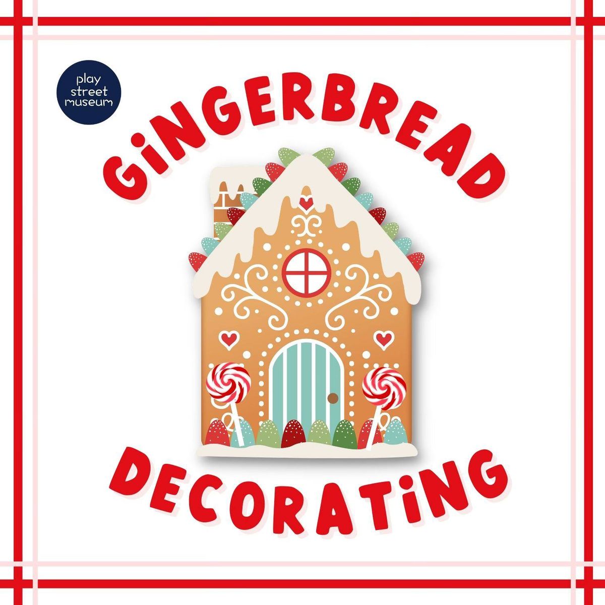 Gingerbread House Paint & Play - Play Street Mansfield