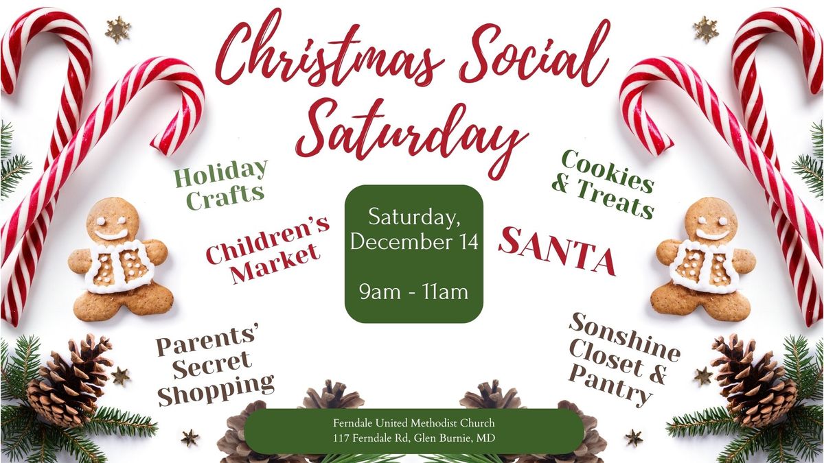 Christmas Social Saturday