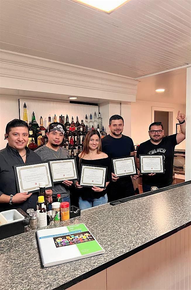 Spanish Bartending School Class for State-Approved License-Sunday Nights