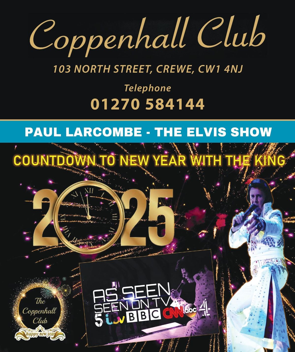 Paul Larcombe Elvis - The Countdown to New Year With The KIng