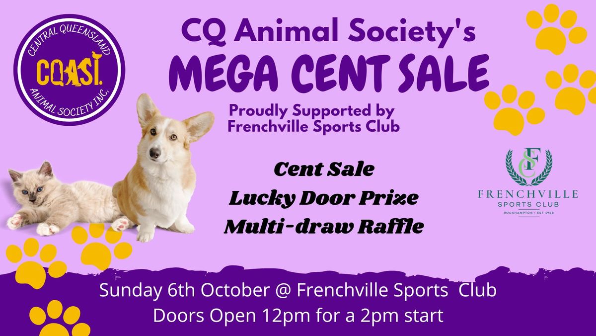 CQ Animal Society Annual Cent Sale 2024