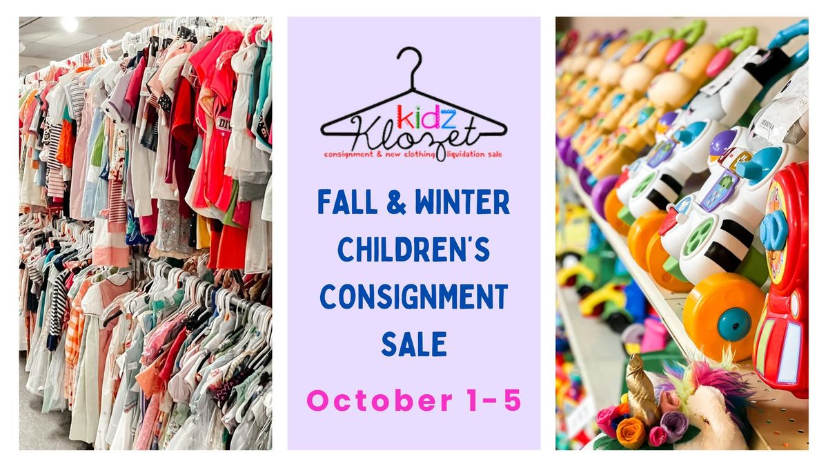 Fall\/Winter Kid's Consignment Sale