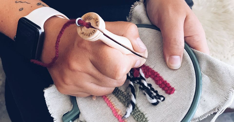 Iniciação à Fada do Lar (Punch Needle) com Rita Kroh, Retrosaria