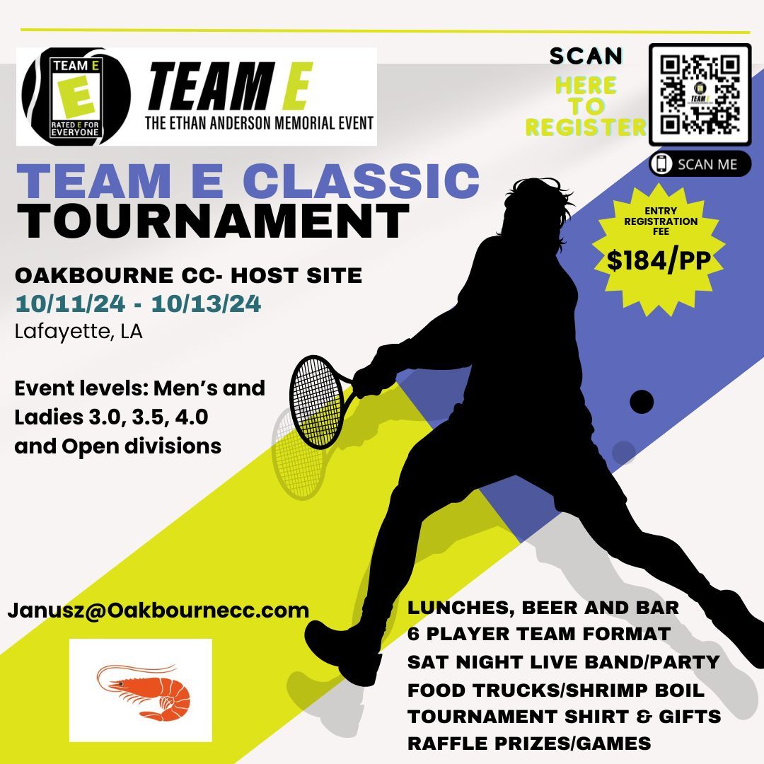 TEAM E CLASSIC TENNIS TOURNAMENT