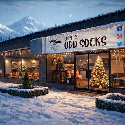 Coffee at Odd Socks