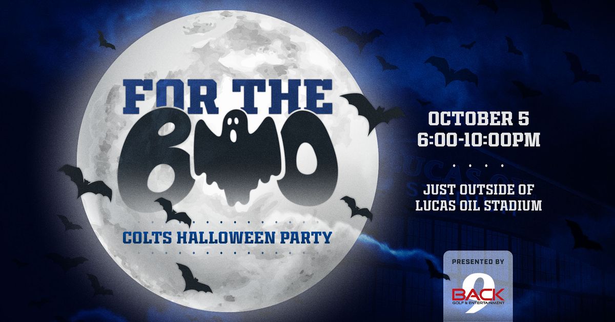 For The Boo: Colts Halloween Party