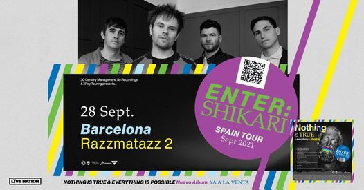 Enter Shikari en Barcelona (evento oficial)