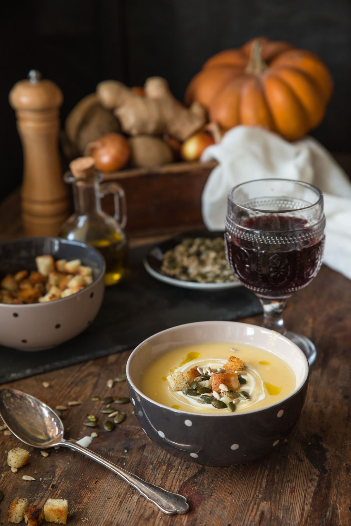 Get Cozy with Winter Soup & Warm Cocktails Pairing.