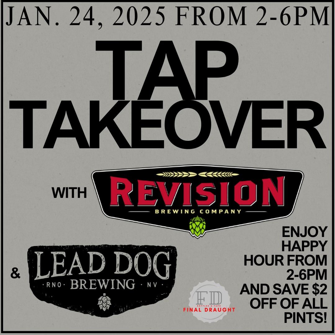 Tap Takeover | Revision & Lead Dog Brewing 