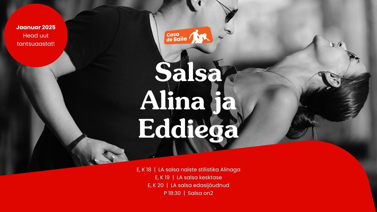 Salsa Alina ja Eddiega @Casa de Baile