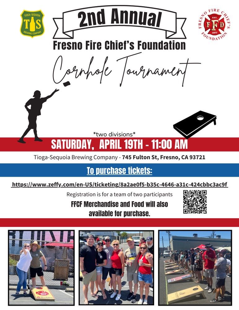 2nd Annual Fresno Fire Chief's Foundation Cornhole Fundraiser