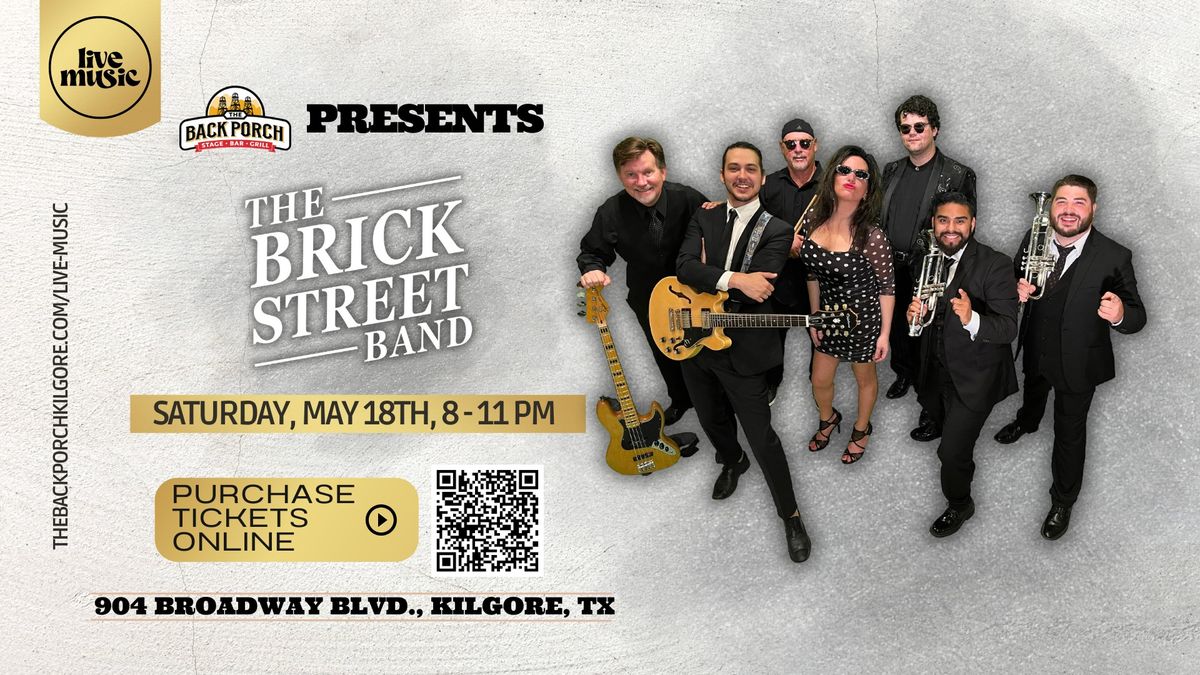 The Brick Street Band performs LIVE at The Back Porch!!