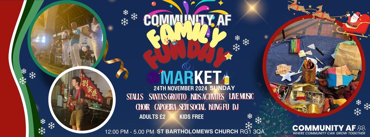 Community AF Family Fun Day Market \ud83c\udf84