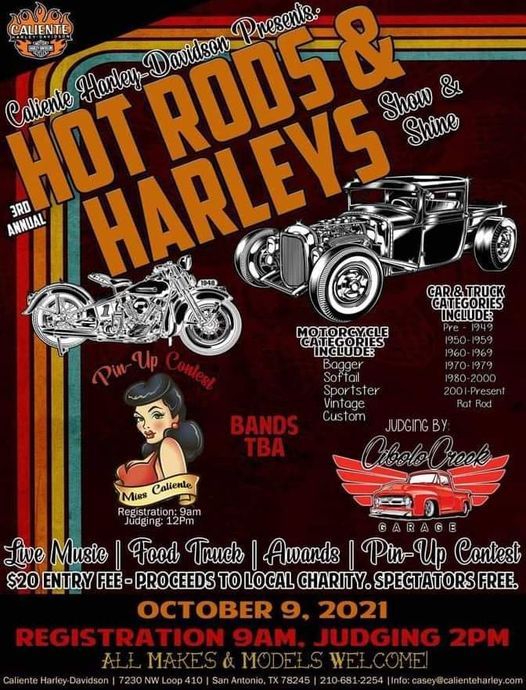 Hot Rods & Harleys @ Caliente Harley Davidson