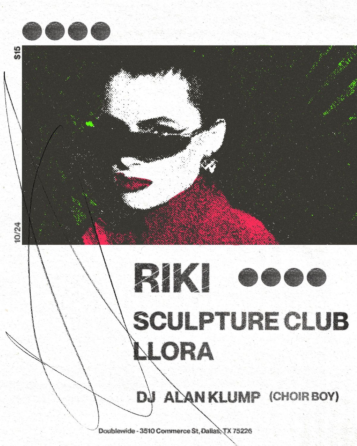 RIKI \/ Sculpture Club \/ Llora \/ DJ Alan Klump