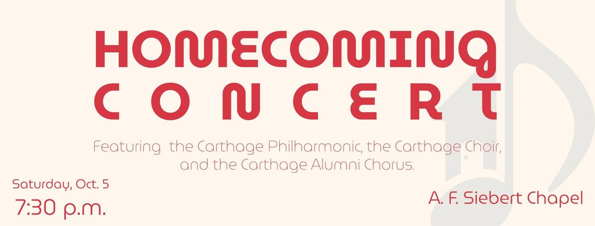 Carthage College Homecoming Concert