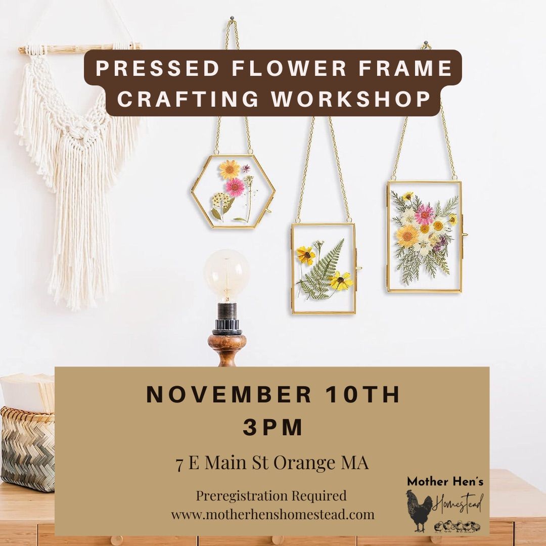 Pressed Flower Frame Crafting Workshop 