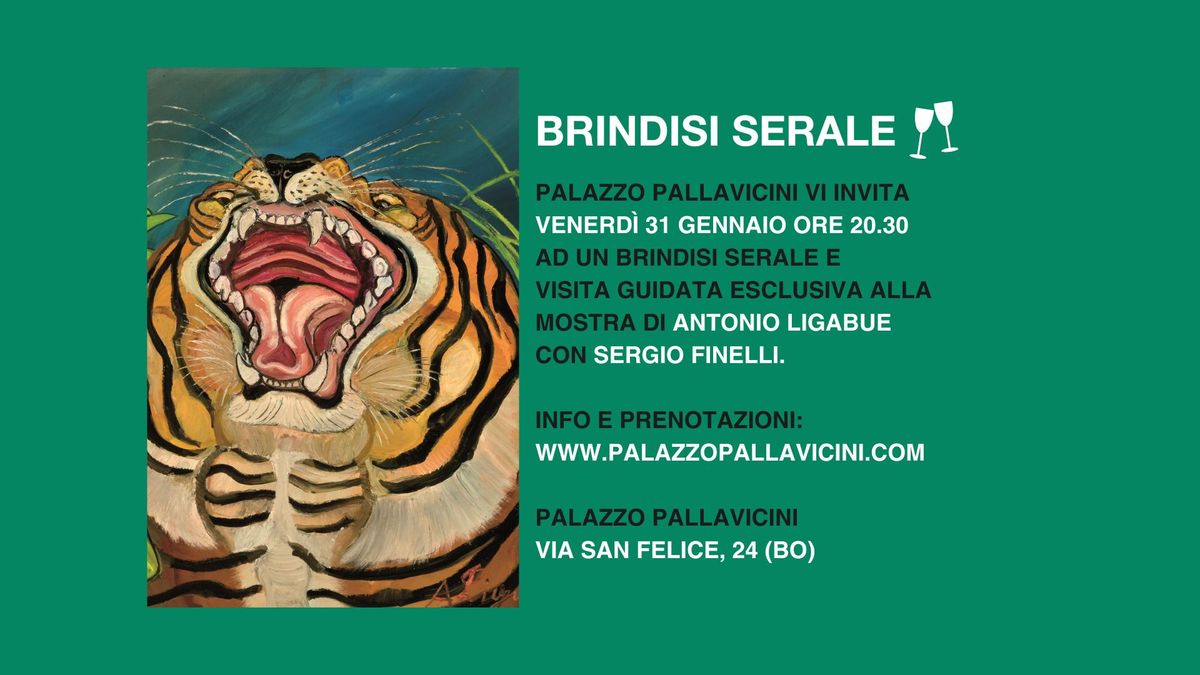 ANTONIO LIGABUE - Brindisi serale - Palazzo Pallavicini (Via San Felice, 24 - BO)