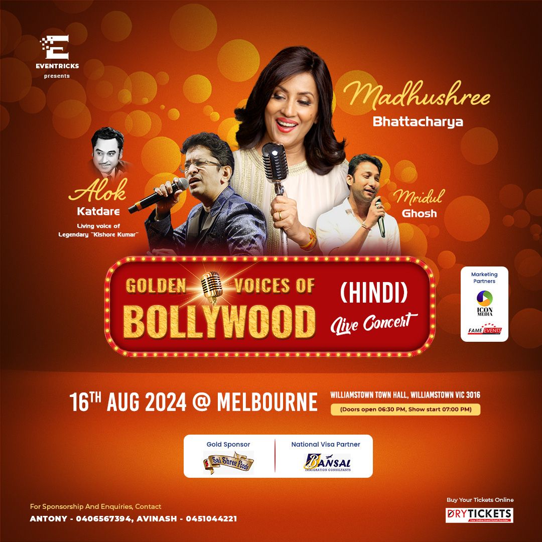 Golden Voices of Bollywood - MADHUSHREE (Sujata Bhattacharya), Alok Katdare Live In Melbourne 