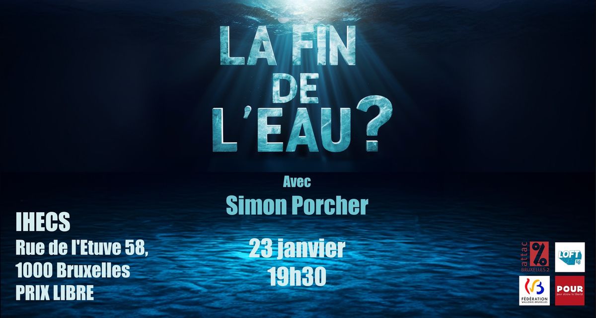 La fin de l\u2019eau ?