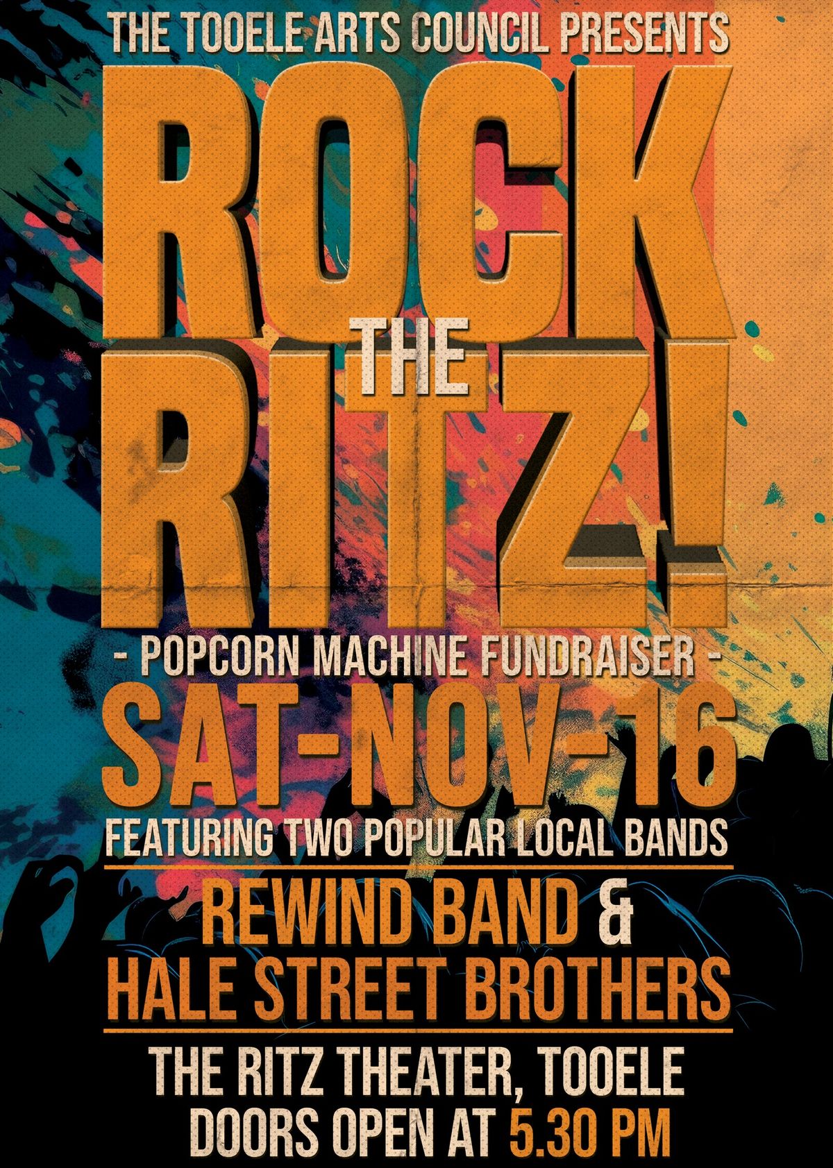 Rock the Ritz Fundraiser Concert For All Ages! Featuring Rewind & Hale Street Brothers!