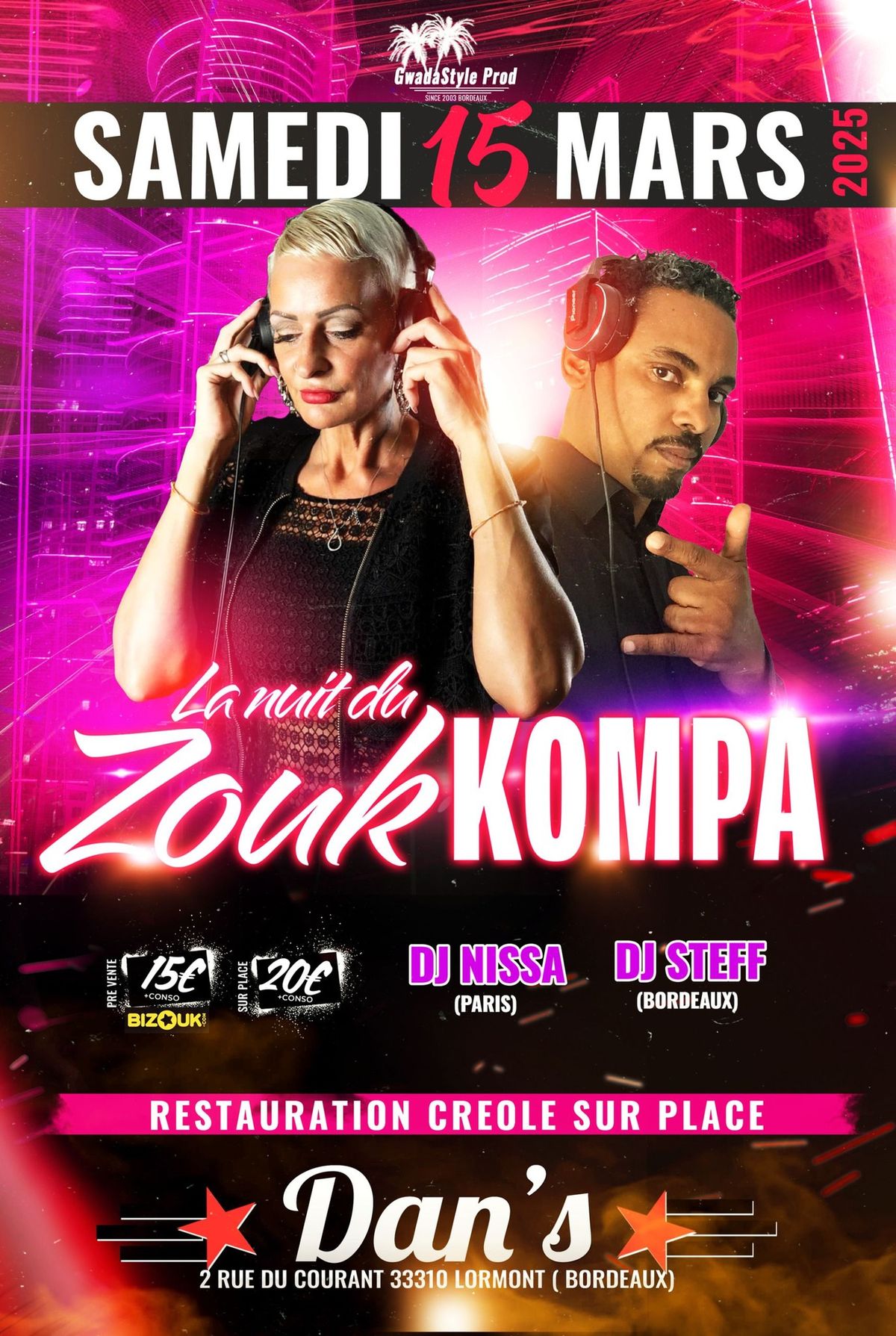 \u00b0\u2022\u2606 La Nuit du ZOUK  KOMPA  DJ NISSA & DJ STEFF  \u2606\u2022\u00b0