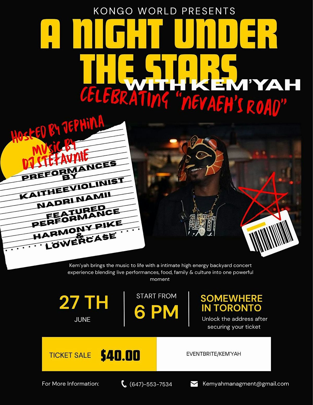 Kem'Yah: A Night Under The Stars