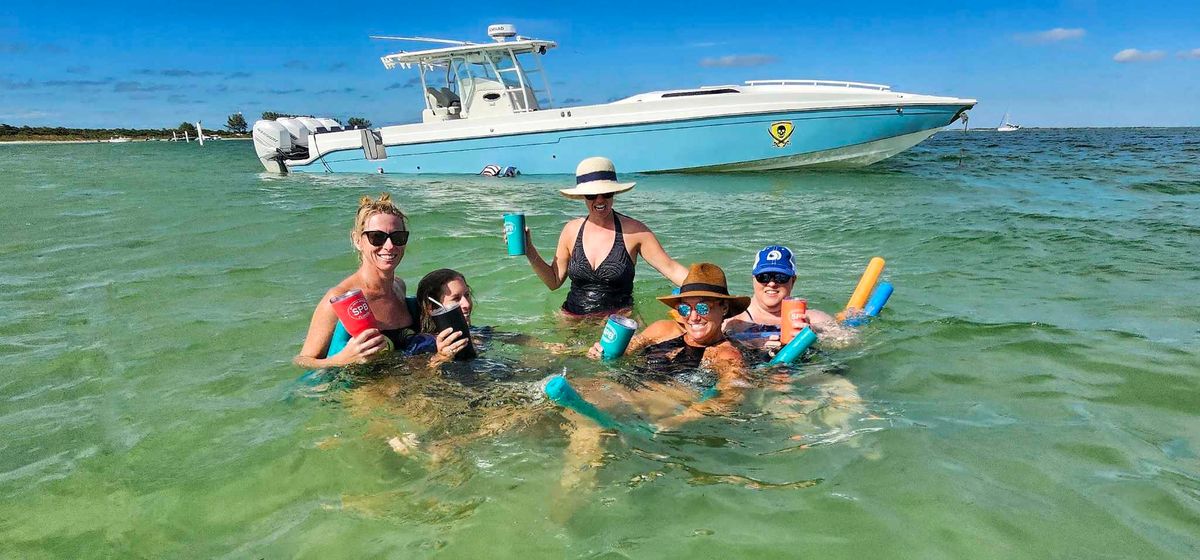 Zero-Proof Sandbar Party at the Landing Strip by the St Pete Pier