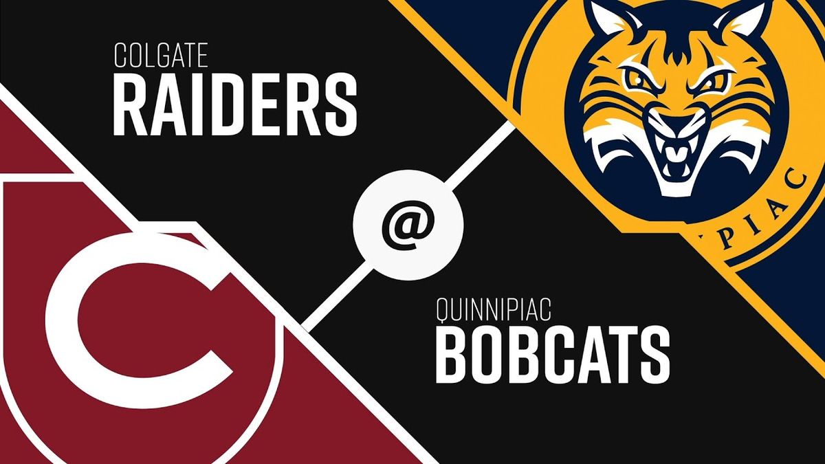 Colgate Raiders at Quinnipiac Bobcats Mens Hockey