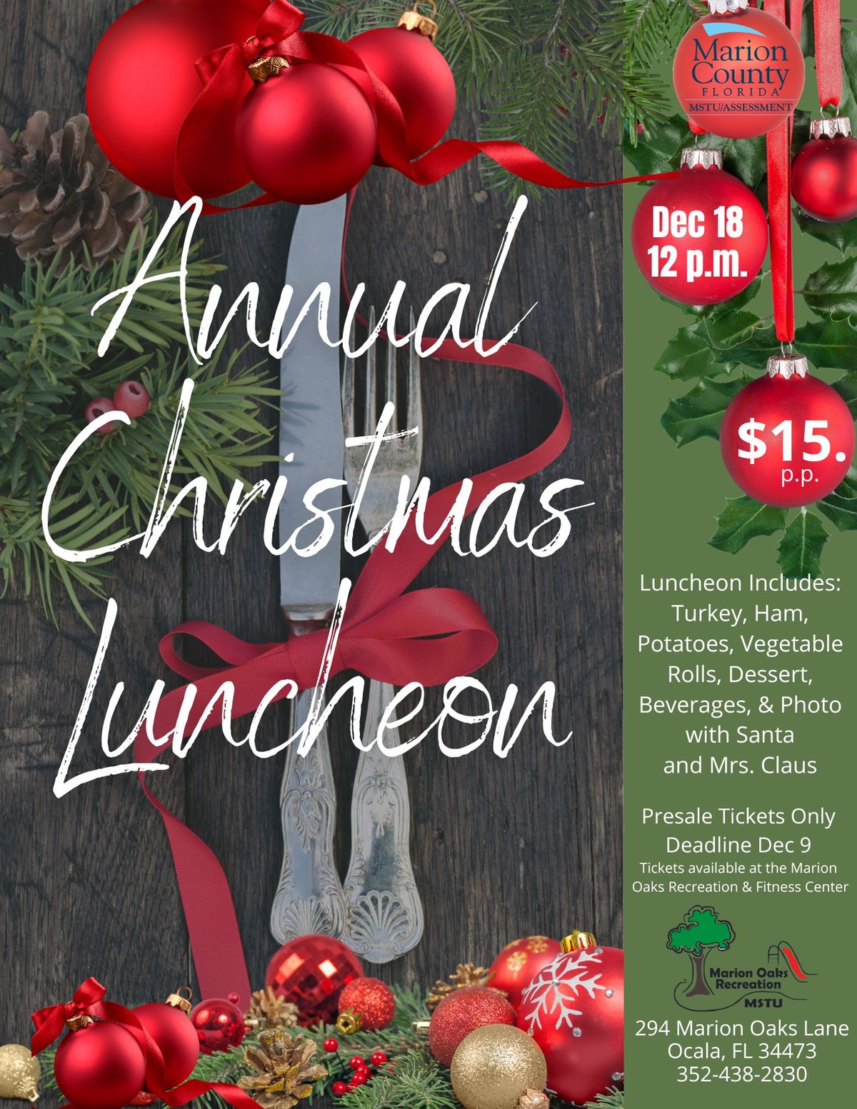 Annual Christmas Luncheon