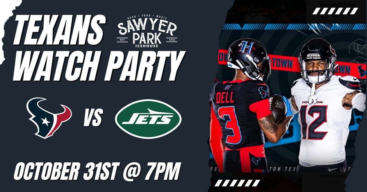 Texans vs Jets: Watch Party