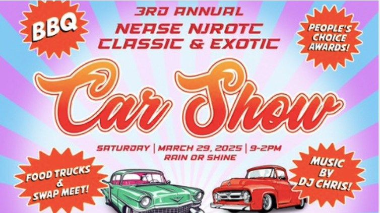 3rd Annual Nease NJROTC Classic & Exotic Car Show