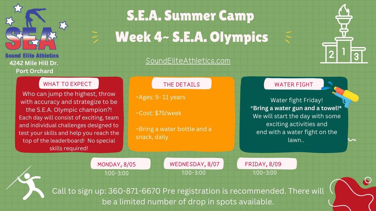 Summer Camp: S.E.A. Olympics 