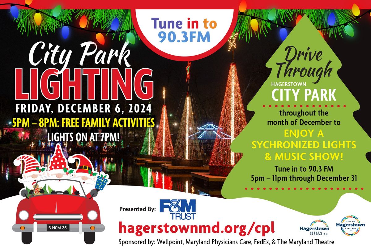 City Park Lighting Presented by F&M Trust