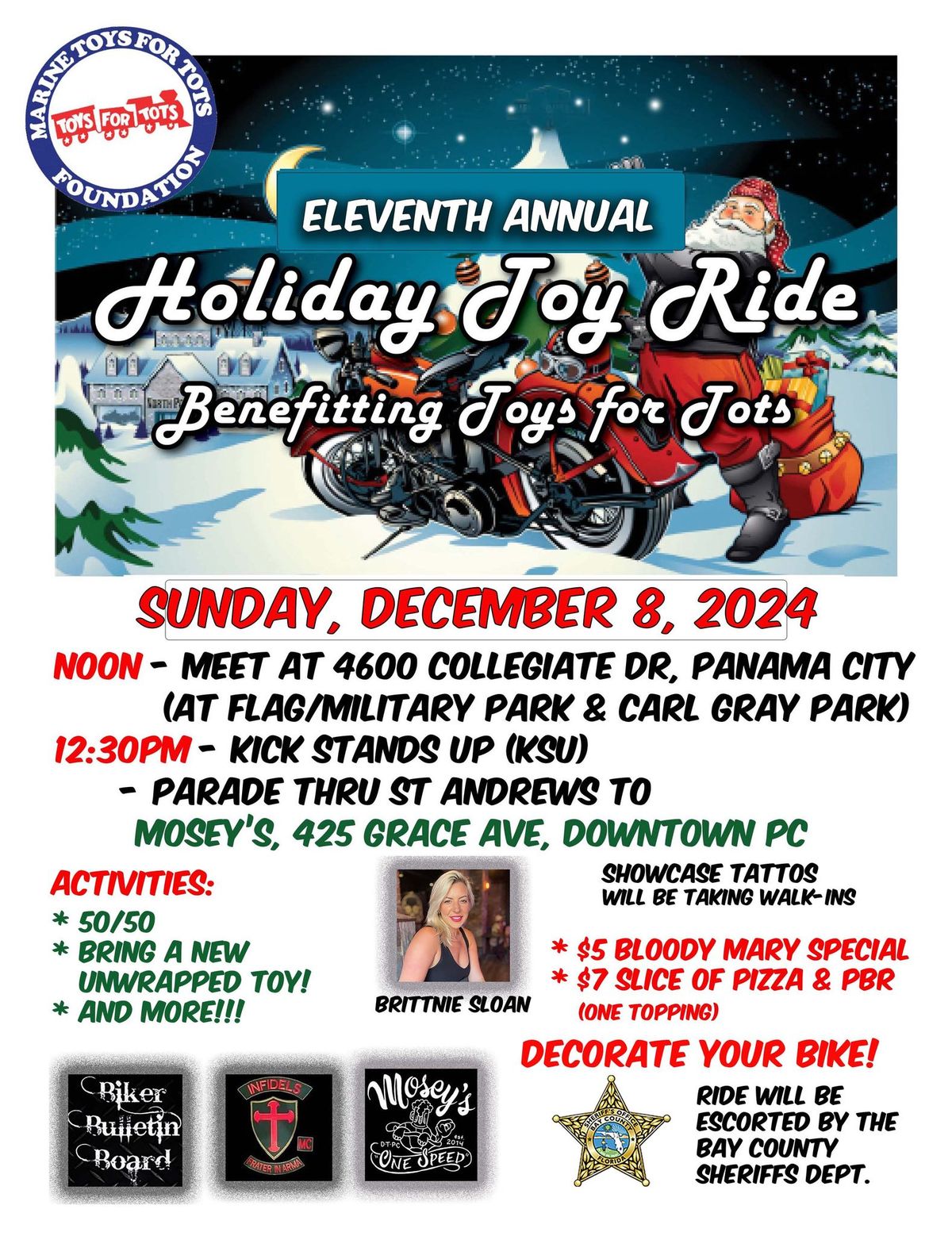 Bay County Biker Community Toy Ride