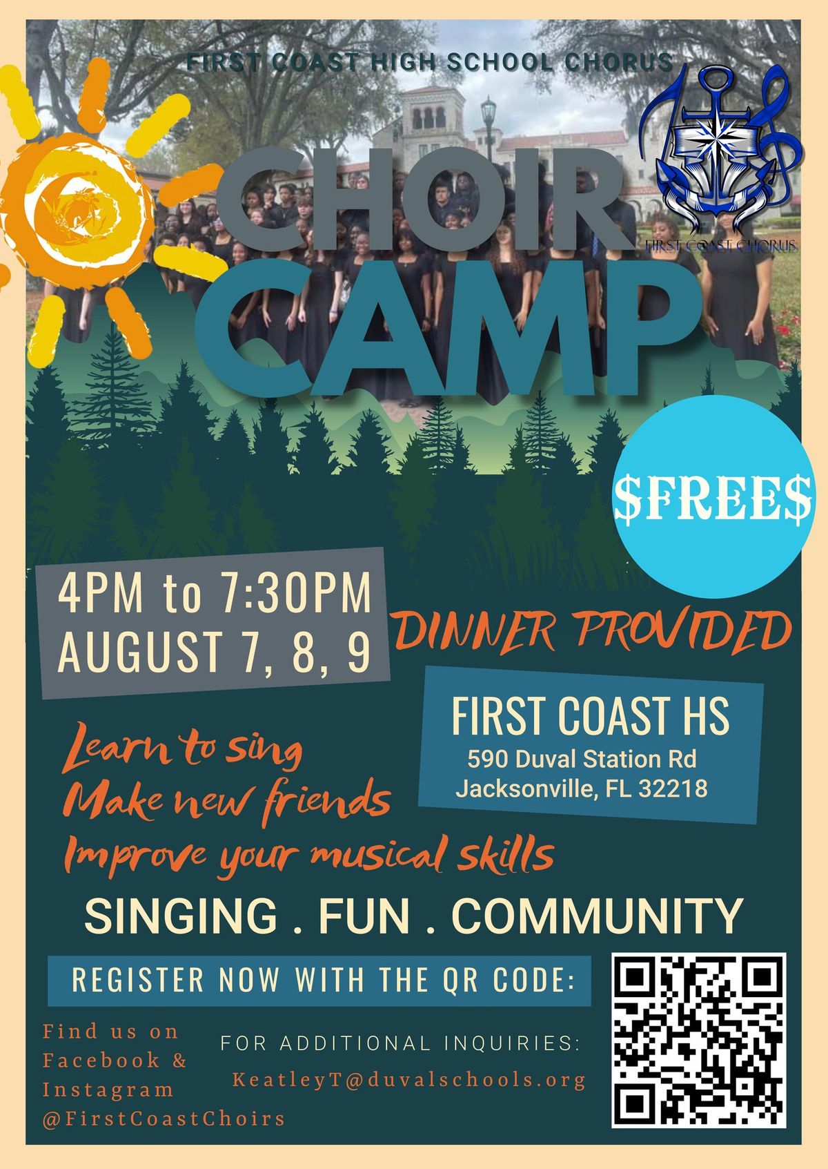 FCHS Chorus Choir Camp! 2024