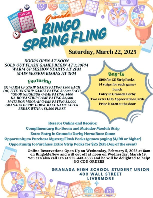 Bingo Spring Fling