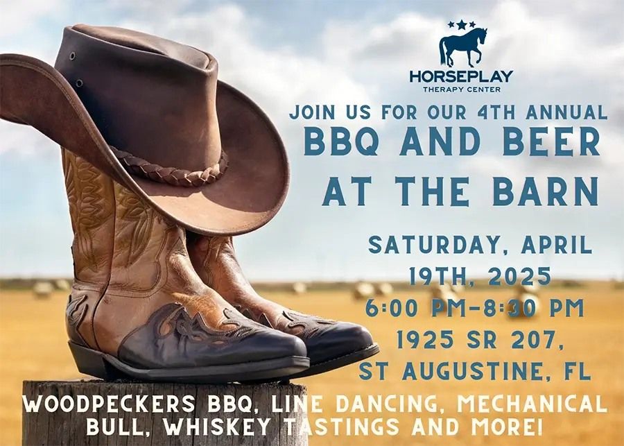 HorsePlay Therapy Center BBQ and Beer at the Barn