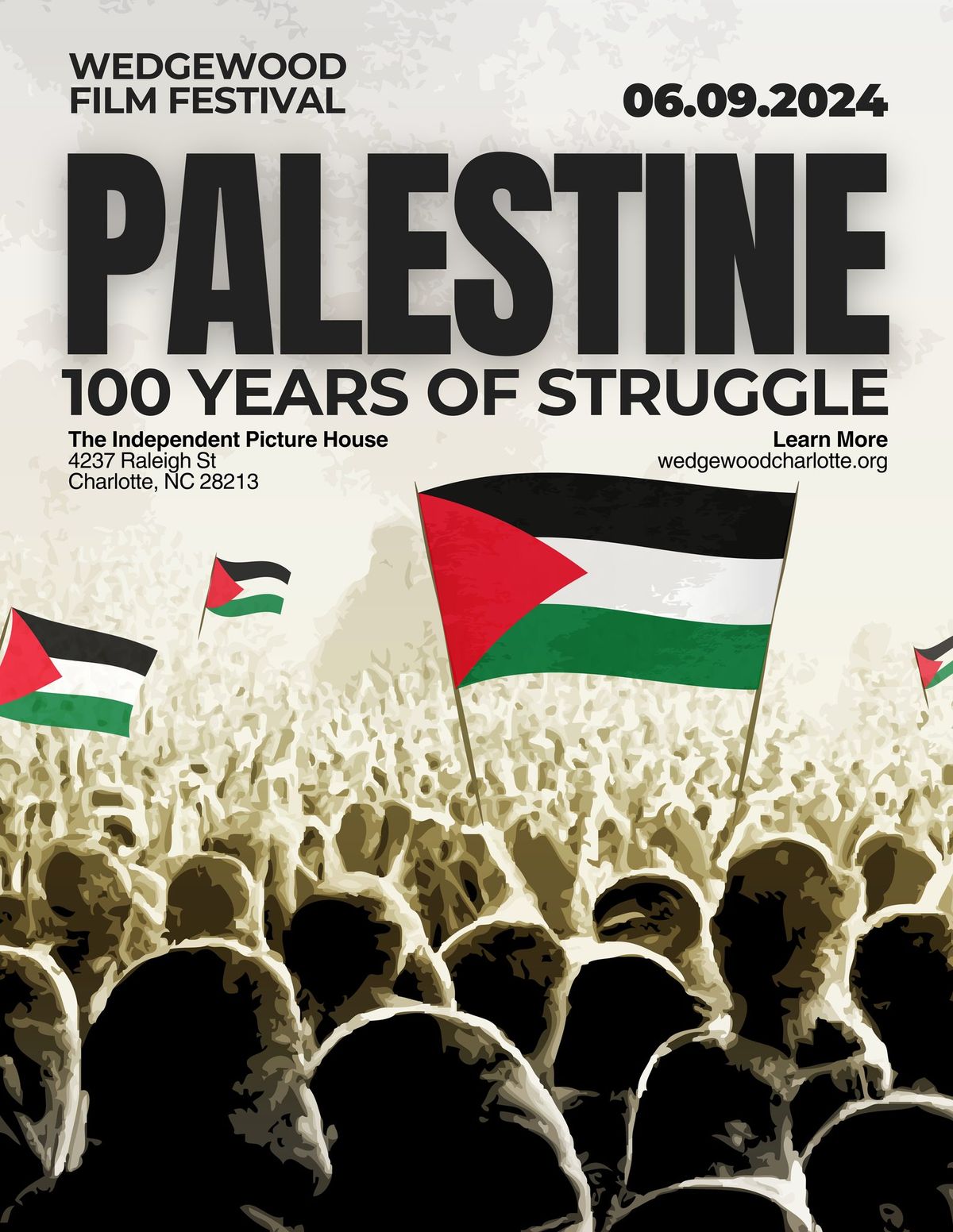 Wedgewood Film Festival - Palestine: 100 Years of Struggle