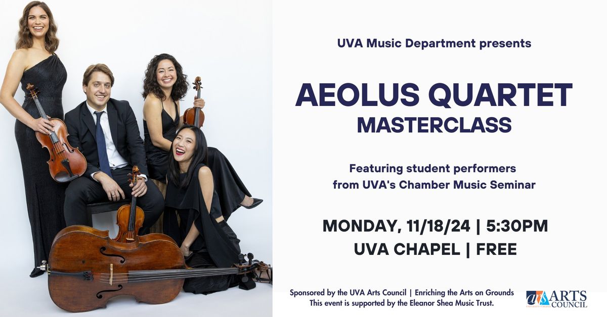 Aeolus Quartet Masterclass