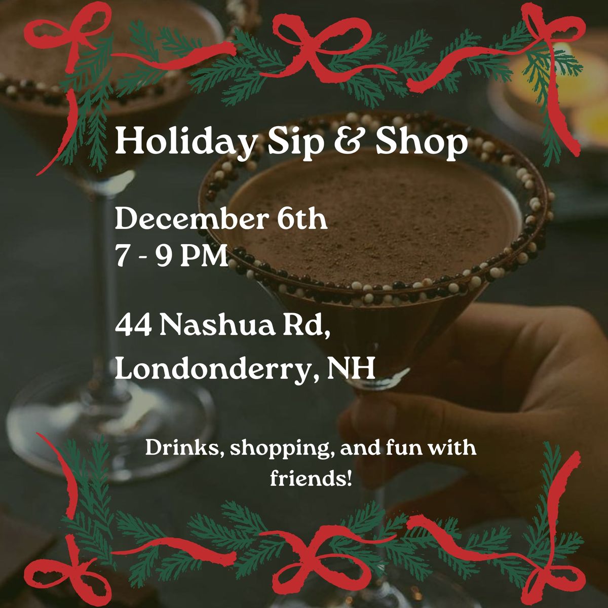 Holiday Sip & Shop