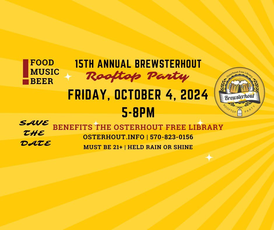 15th Annual Brewsterhout Rooftop Party