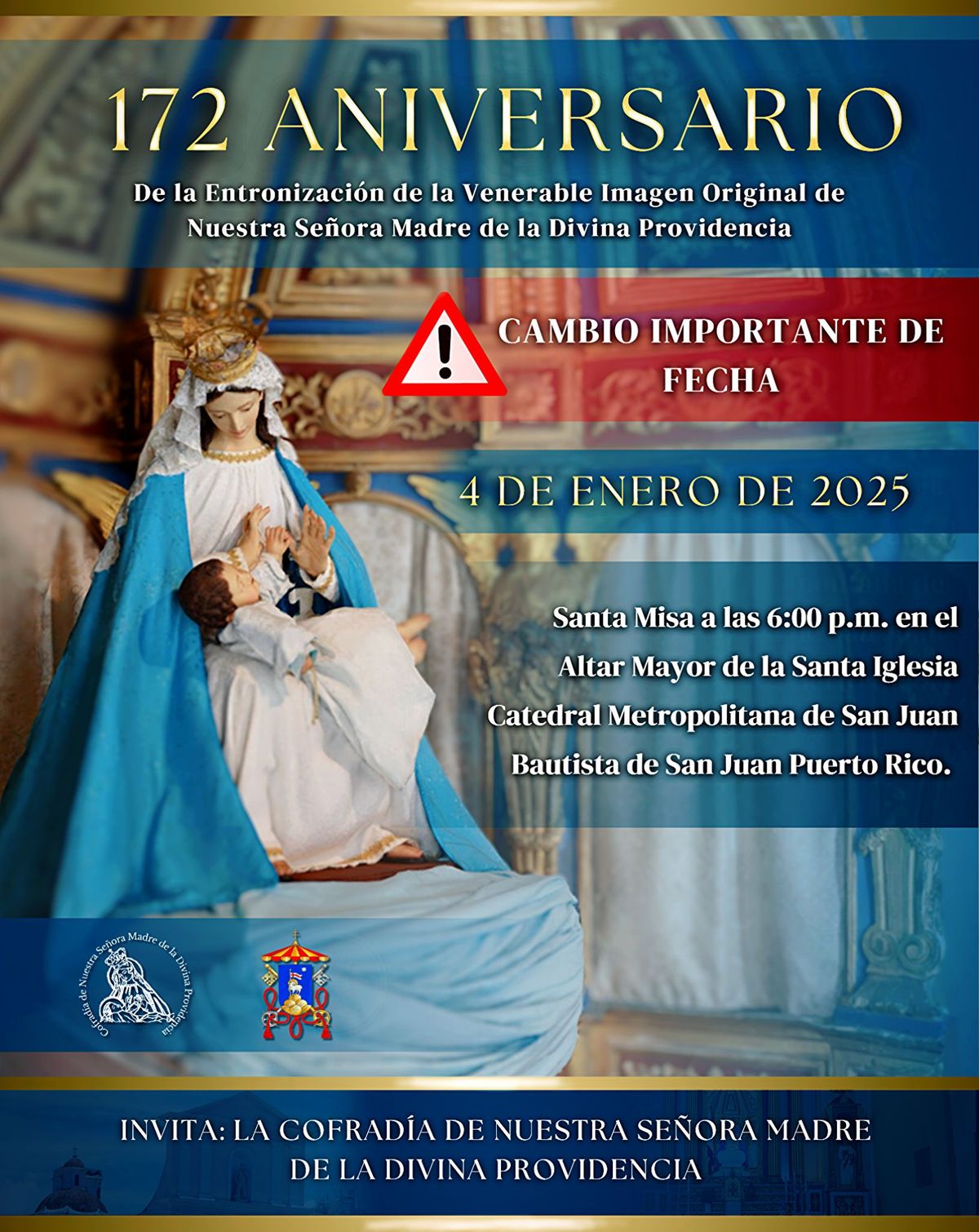 MISA DOMINICAL (Intenci\u00f3n especial 172 Aniversario de la Entronizaci\u00f3n Virgen de la Providencia)